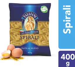 Talliani Fideos Espirales al Huevo Spirali