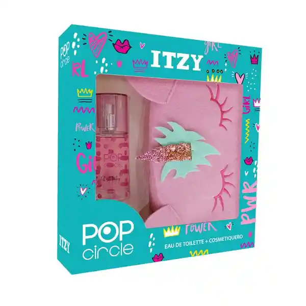 Itzy Loció Pop Circle + Cosmetiquero Unicornio