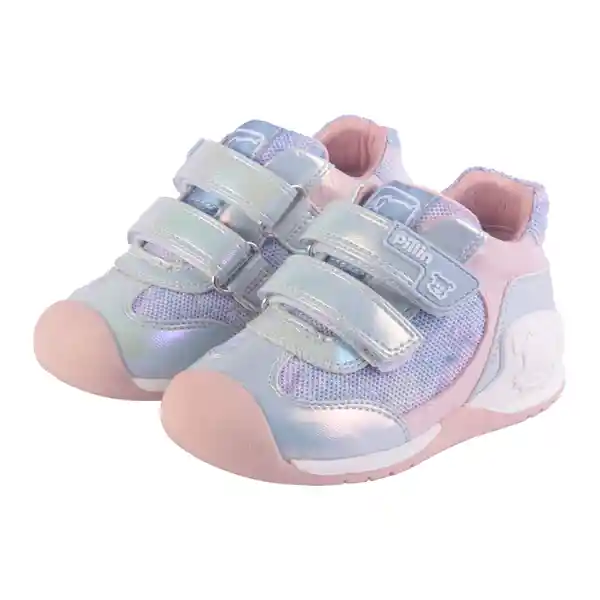 Zapatos Bebé Niña Celeste Talla 23 Pillin