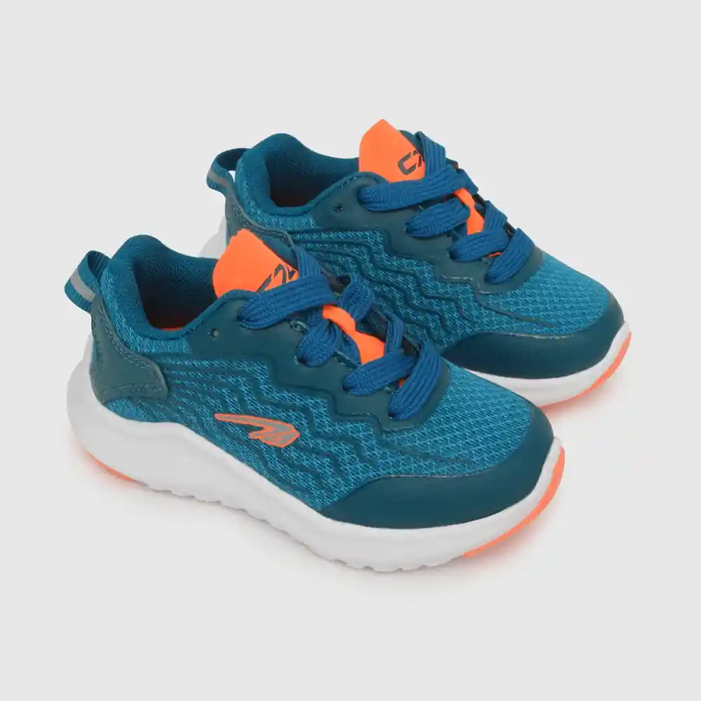 Zapatillas Deportiva Caña Baja Niño Azul Talla 21