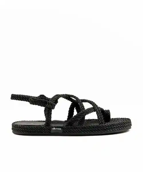 Lounge Sandalias Paradiso Cuerdas Talla Negro 36