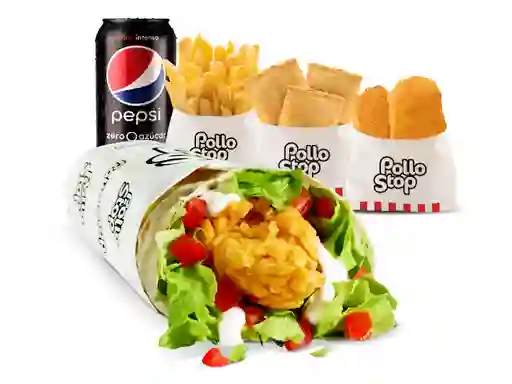 Promo chicken wrap crispy extra full