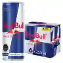Red Bull Bebida Energética, 250 ml (6 latas)