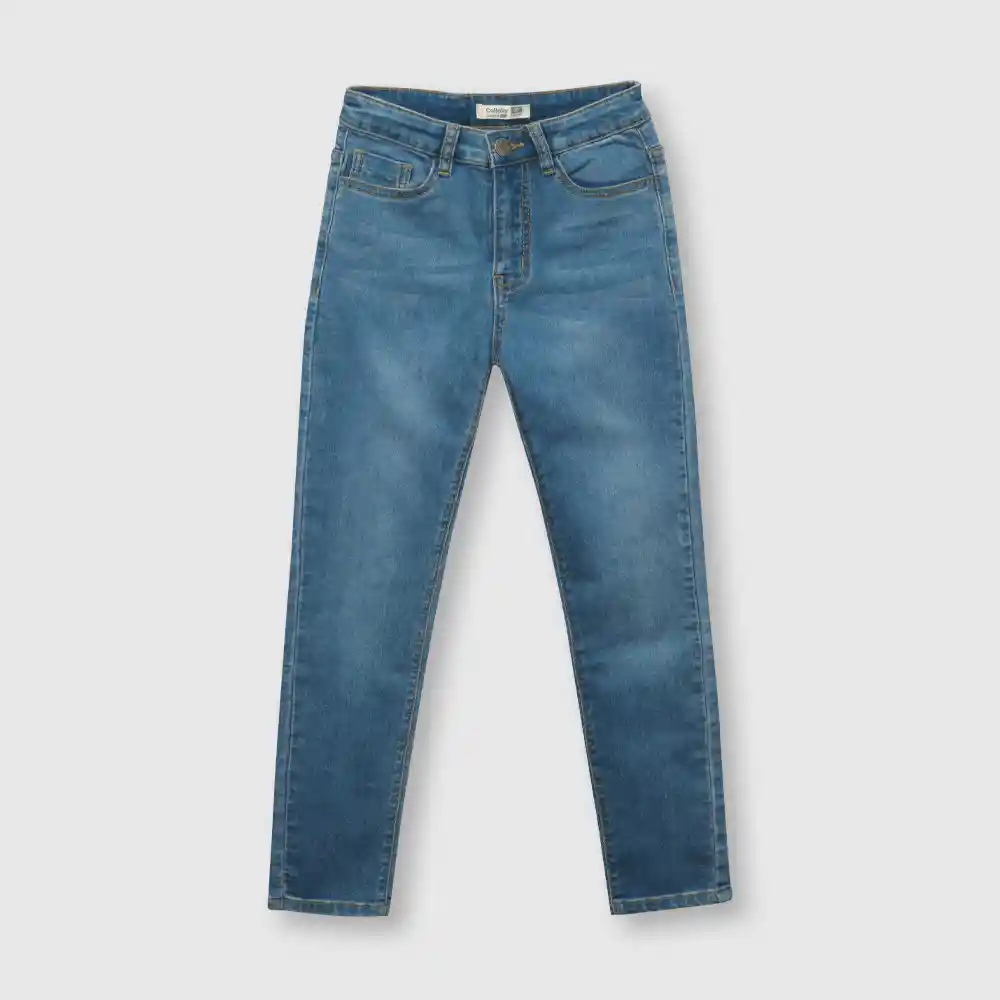 Jeans De Punto De Niño Azul Talla 2a