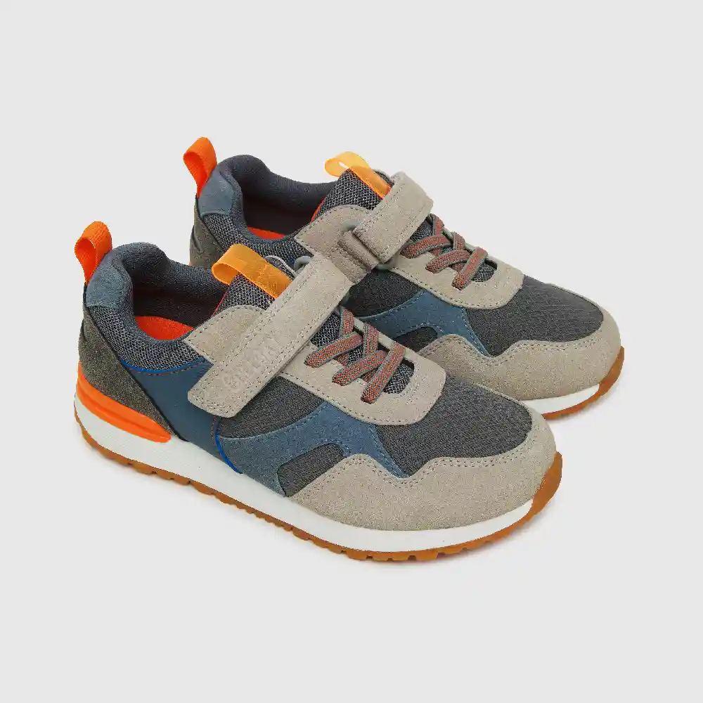 Zapatillas Jogging Niño Talla Gris 36