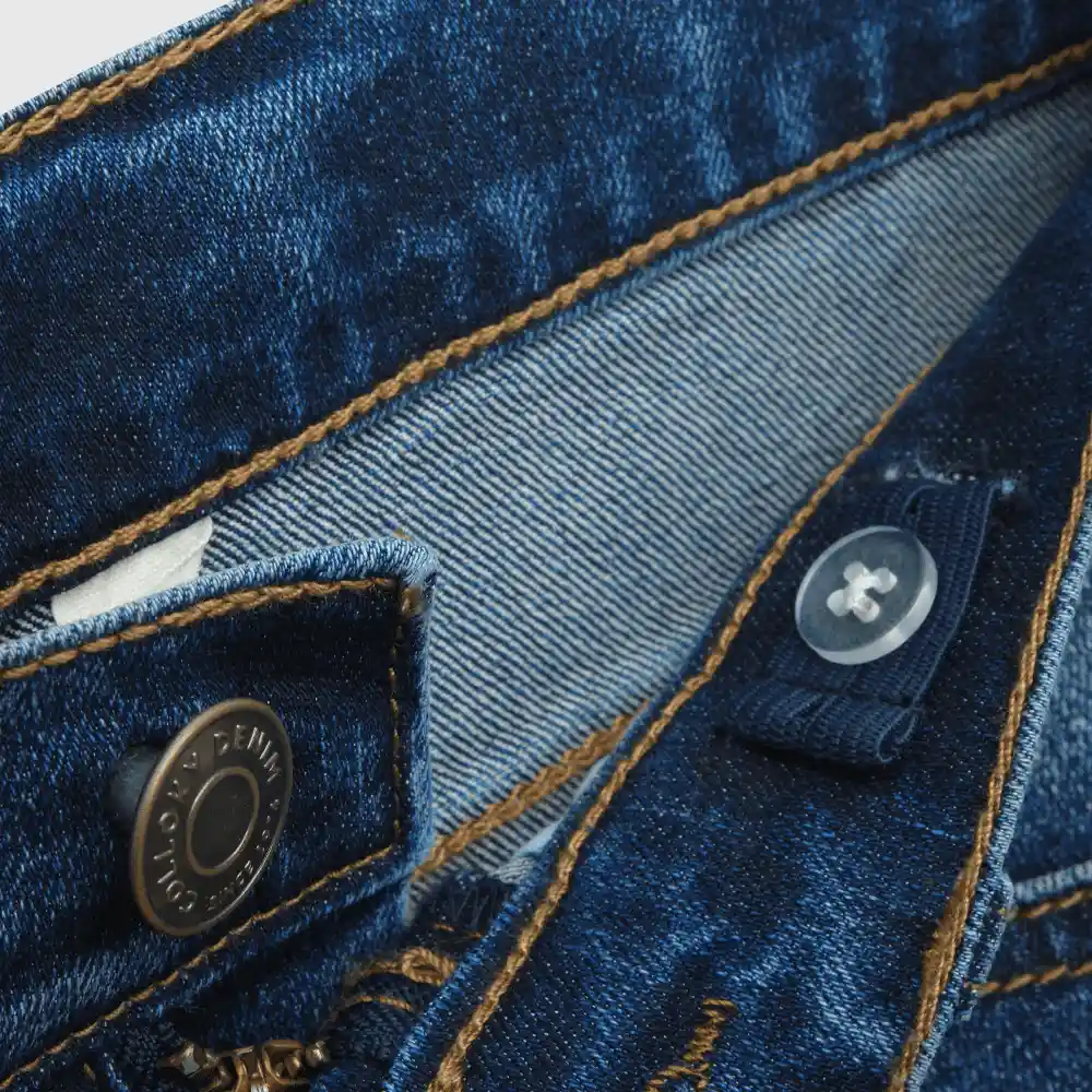 Jeans Straight De Niño Azul Talla 4a