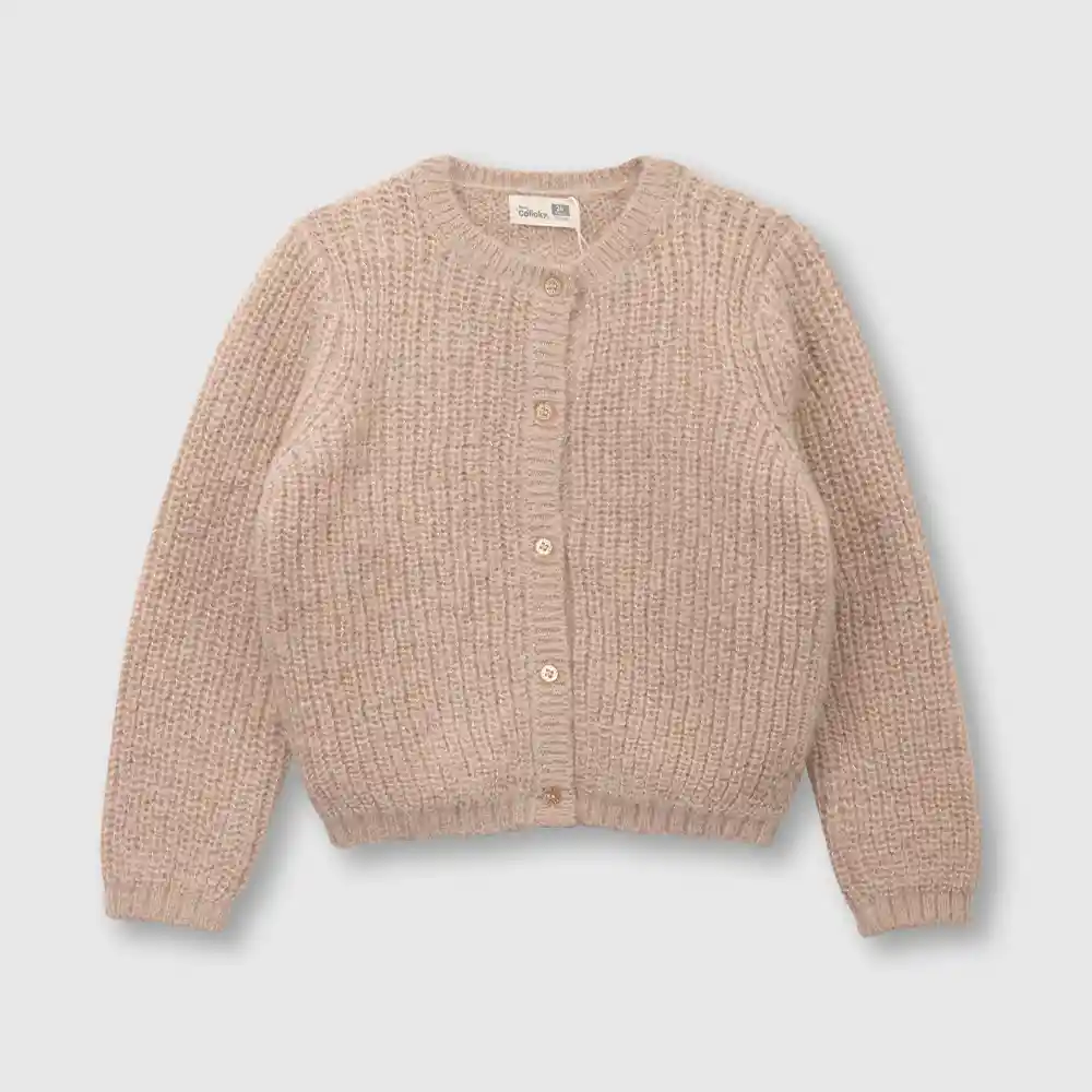 Chaleco Brillos Para Bebé Rosado Talla 3/6 Meses