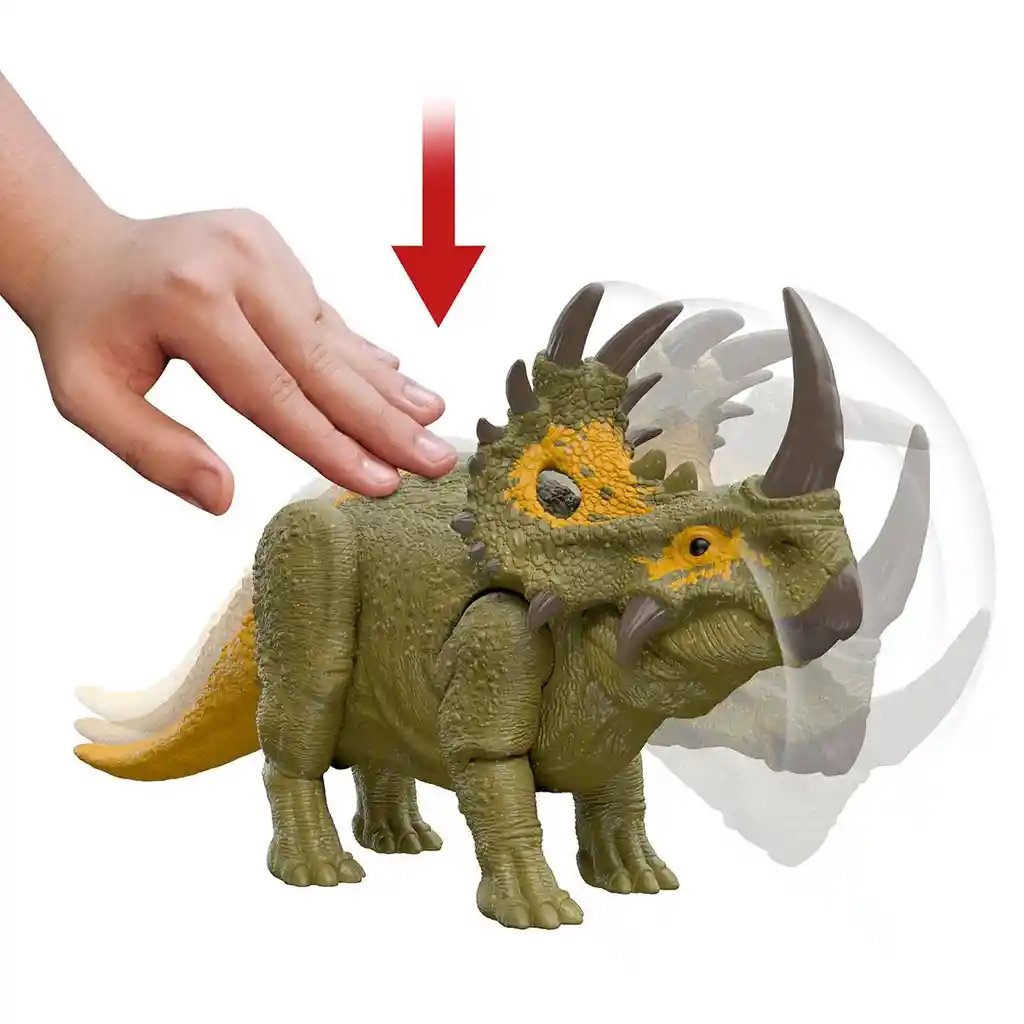 Jurassic World Juguete Sinoceratops Ruge y Ataca