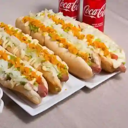 Promo 4 Vienesas Dinamicas y 2 Bebidas