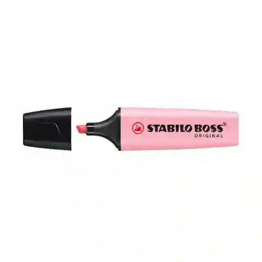 Stabilo Boss Destacador Escritorio Punta Biselada Rosa Pastel