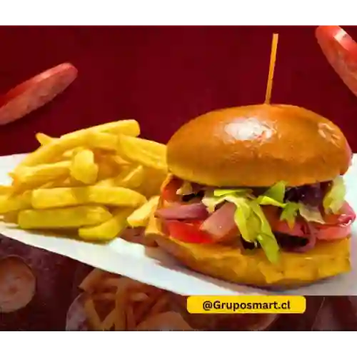 Smoke Bbq Deluxe Burger