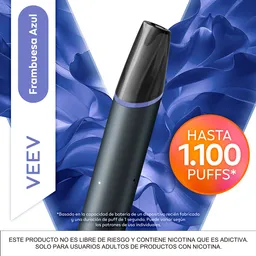 Vaporizador Blue Raspberry 1100 Veev Now Ultra