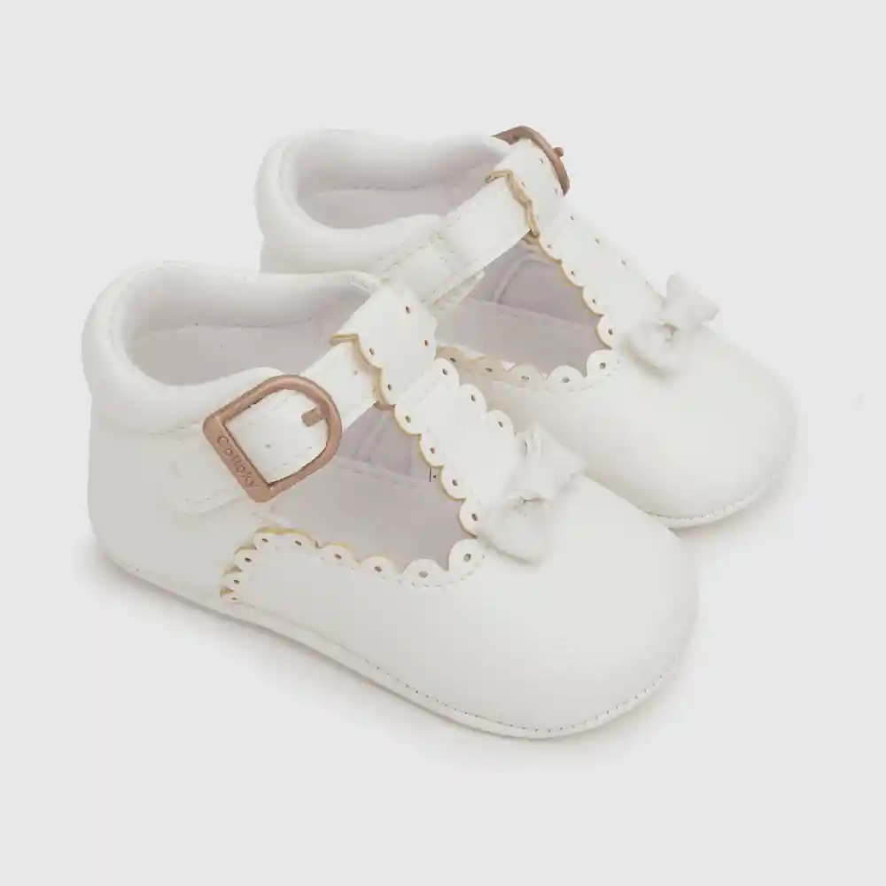 Zapatos Reina Para Niña Blanca Talla 18