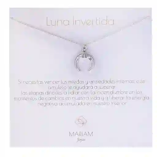 Collar Luna Invertida Silver