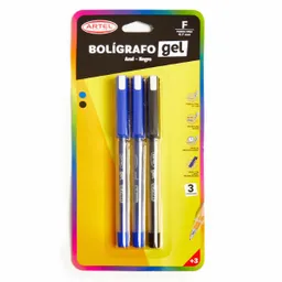 Artel Bolígrafo Gel Azul/Negro 0.7 mm