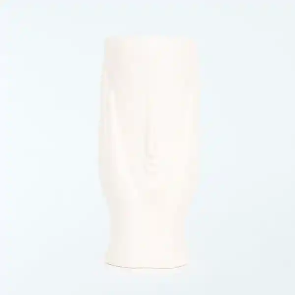 Florero Rostro Blanco Blw Ripley Home