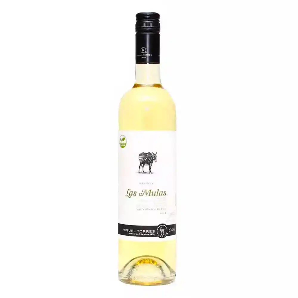 Las Mulas Vino Blanco Orgánico Sauvignon Blanc Reserva