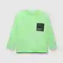 Polera Ciencia de Niño Verde Limón Talla 6A Colloky