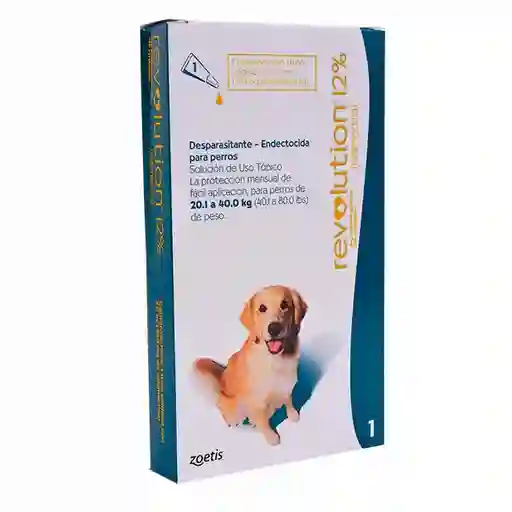 Revolution Antiparasitario Para Perro de 20-40 Kg