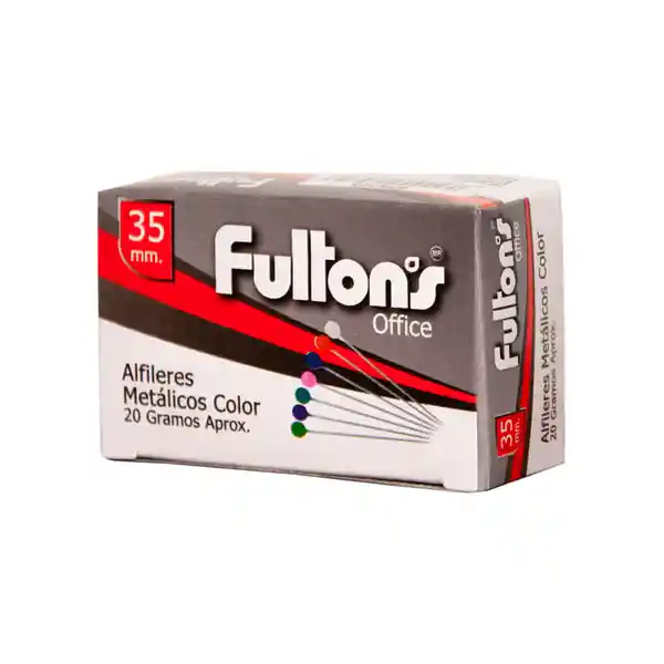 Fultons Alfiler Metálicos Color