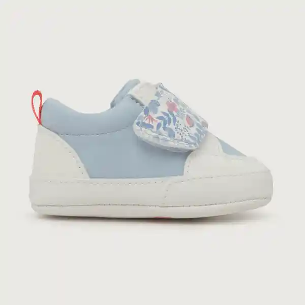 Zapatillas Urbana Velcro Print de Niña Bebé Celeste T.15 Opaline