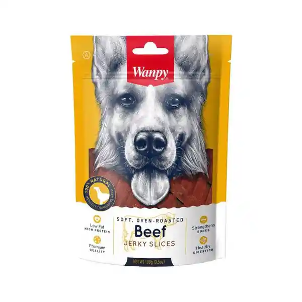 Wanpy Snack Natural Para Perros Sabor a Carne Vacuna