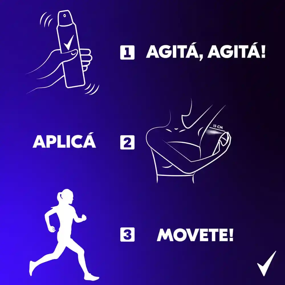 Rexona Antitranspirante Active Emotion en Aerosol