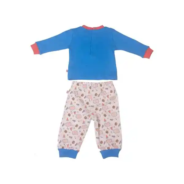 Pijama Recién Nacido Niño Celeste Pillin 24 M