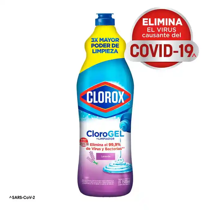 Clorox Limpiador Cloro Gel Aroma a Lavanda