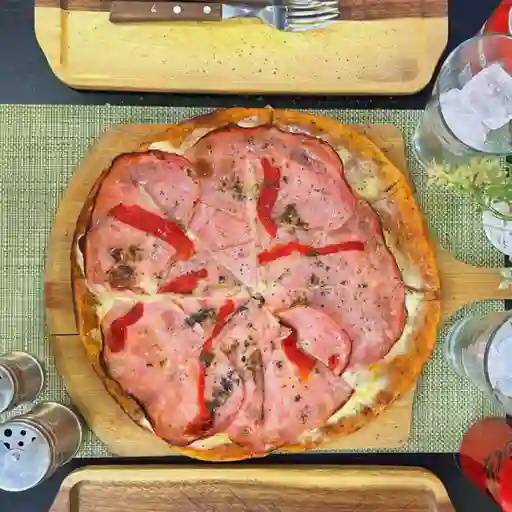 Pizza Jamón Morrón