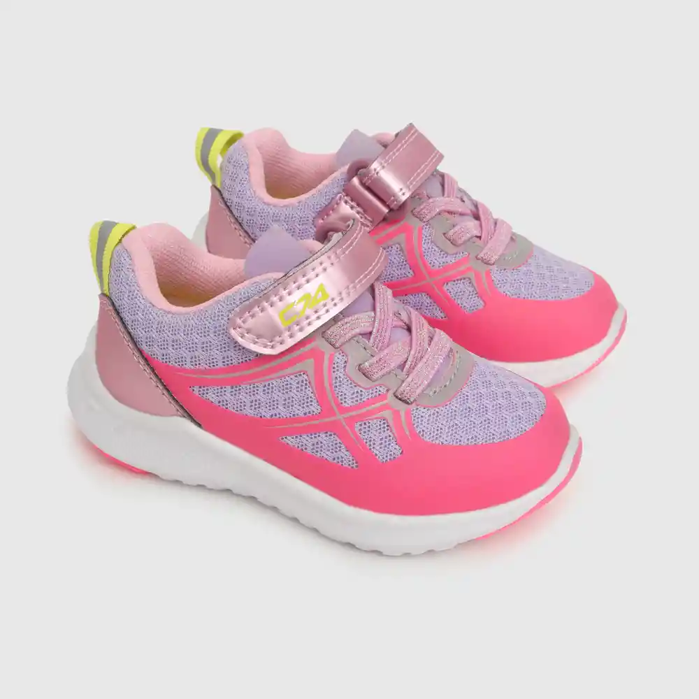 Zapatillas Deportiva Caña Baja Morado Talla 25