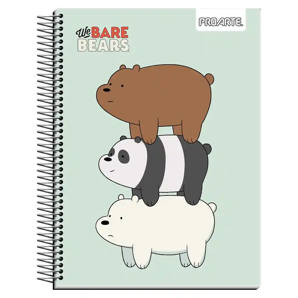 We Bare Bears Cuaderno Top 150 Hojas