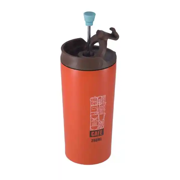 Vaso Térmico Con Prensa de Café 350 mL