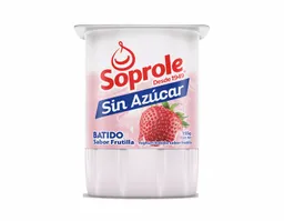 Soprole Yoghurt Batido Frutilla sin Azúcar 