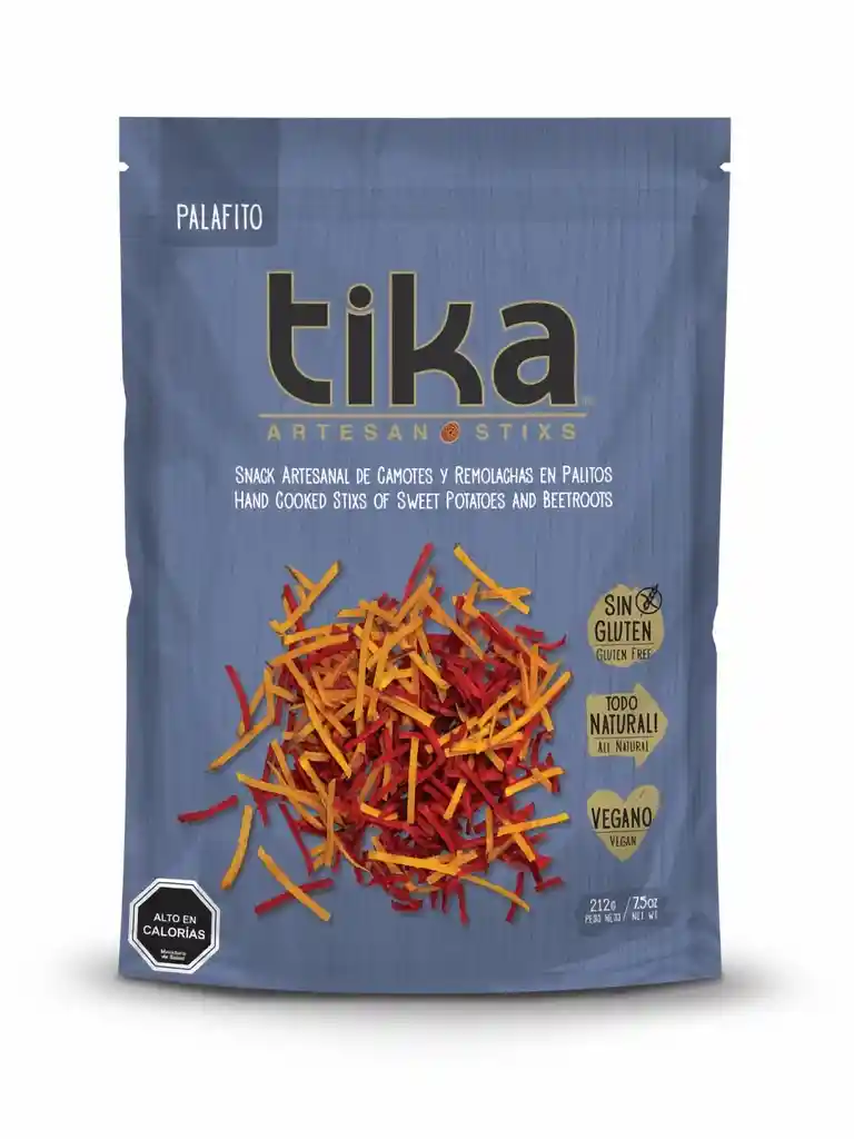 Tika Snack Artesanal de Camote y Remolacha en Palitos