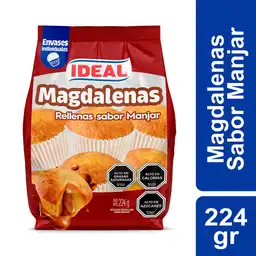 Ideal Magdalenas con Marmolado Sabor a Chocolate y Vainilla