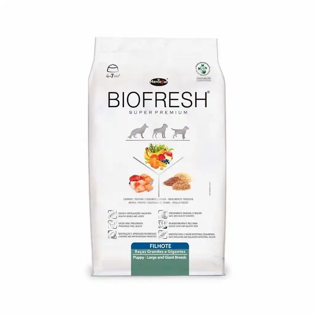 Raza Biofresh Alimento Para Perro Cachorros Grandes Y Gigantes