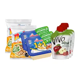 Combo Natur Cereal Natural de Maiz Soprole Yoghurt Batido Con Zu