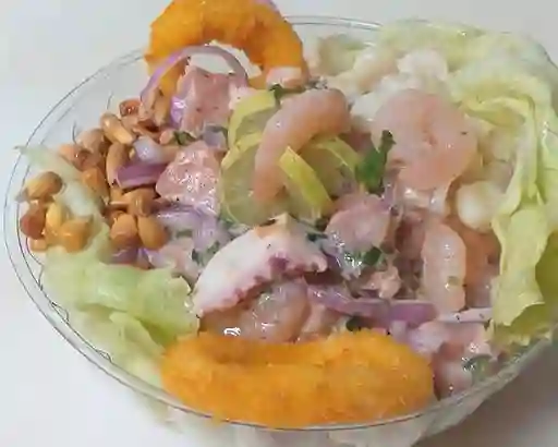 Ceviche Mixto De Salmon