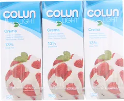 Colun Crema Lista Light Larga Vida Tetra