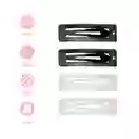 Kit Accesorios Para Cabello Blanco/Negro Miniso