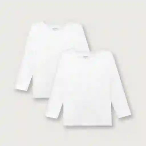 Camiseta de Bebé Niño Blanco Talla 18M Opaline