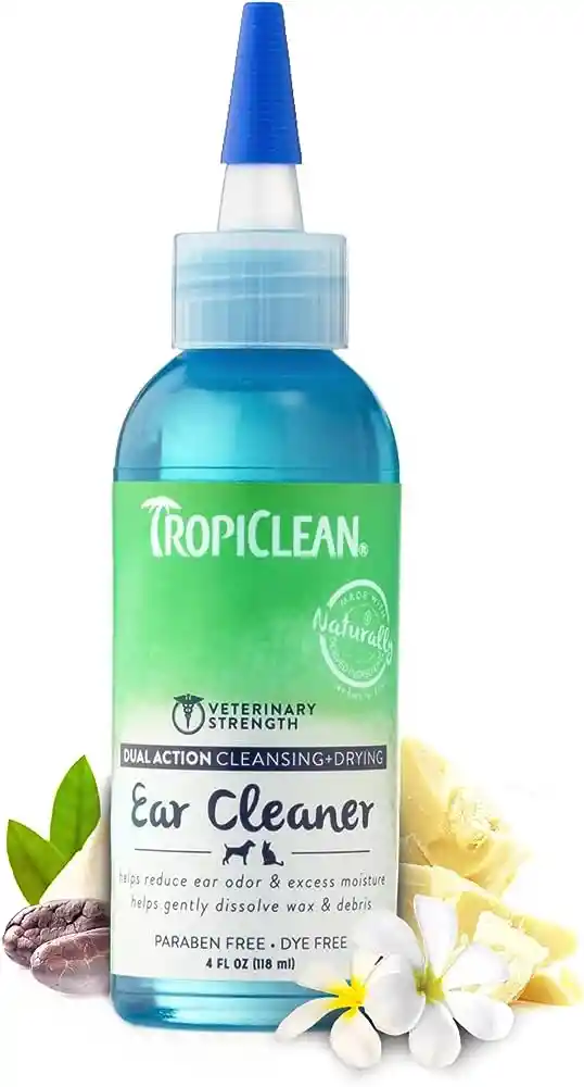 Tropiclean Limpiador Ótico Dual Action para Mascotas