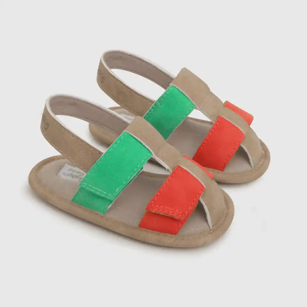 Sandalias Colores Café Talla 14