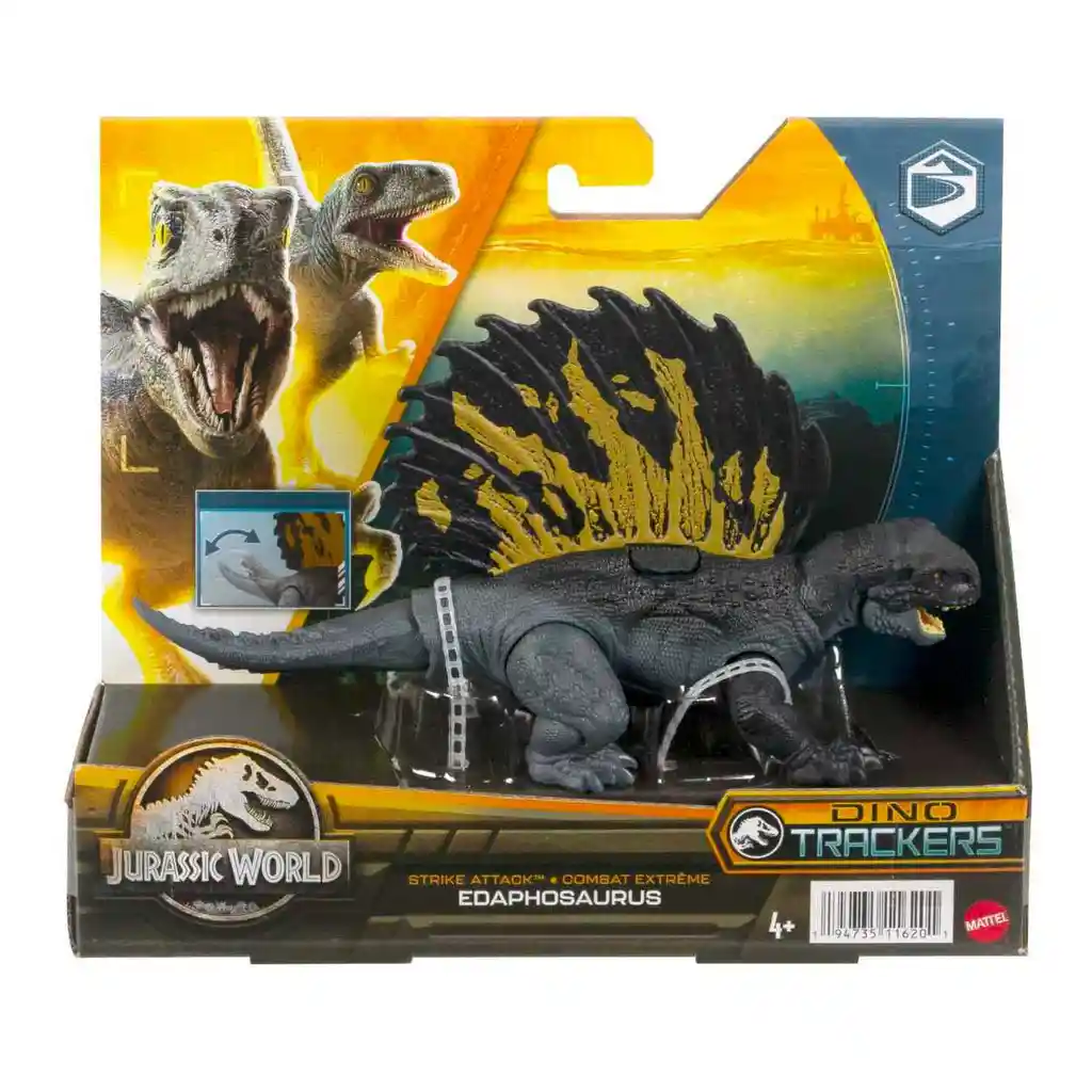 Jurassic World Figura Mordida de Ataque Genyodectes Serus HLN63