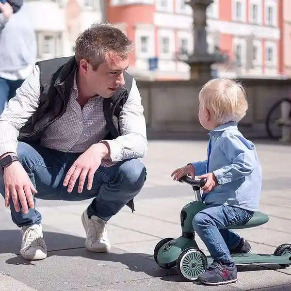 Scoot And Ride Scooter Niño 2 en 1 Highway Kick 1 Forest