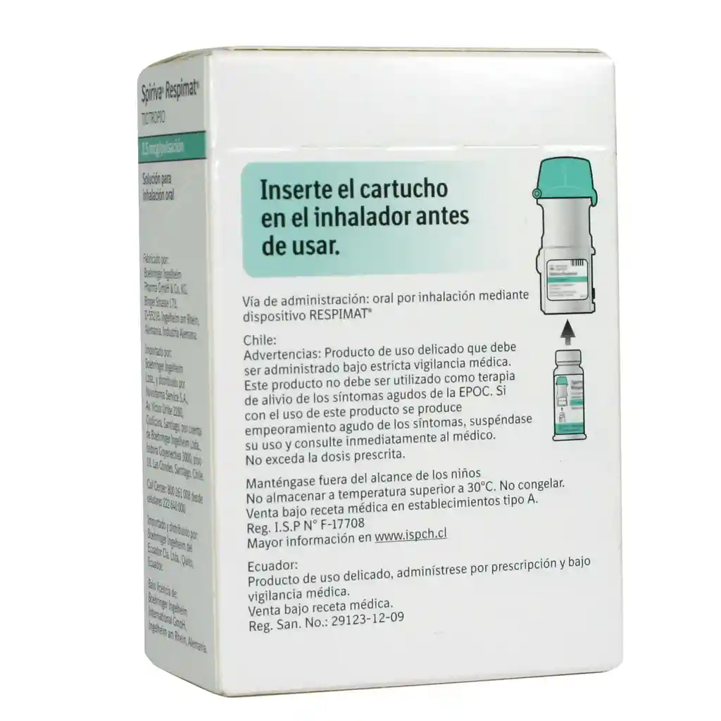 Spiriva Respimat Solucion Inhalatoria 2.5Mcg X 30 Dosis