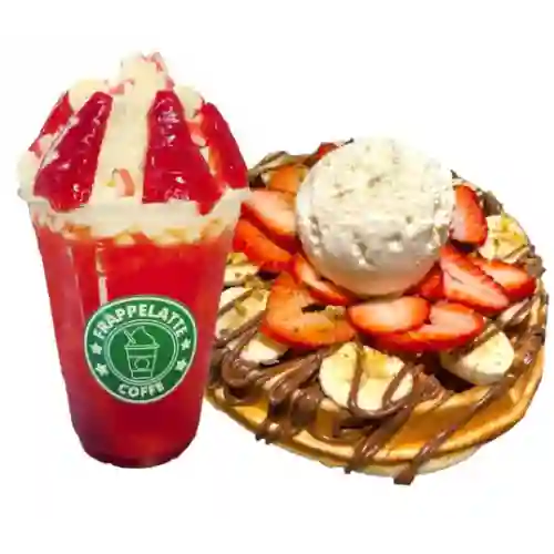 Combo Premiun Waffle y Frapuccino