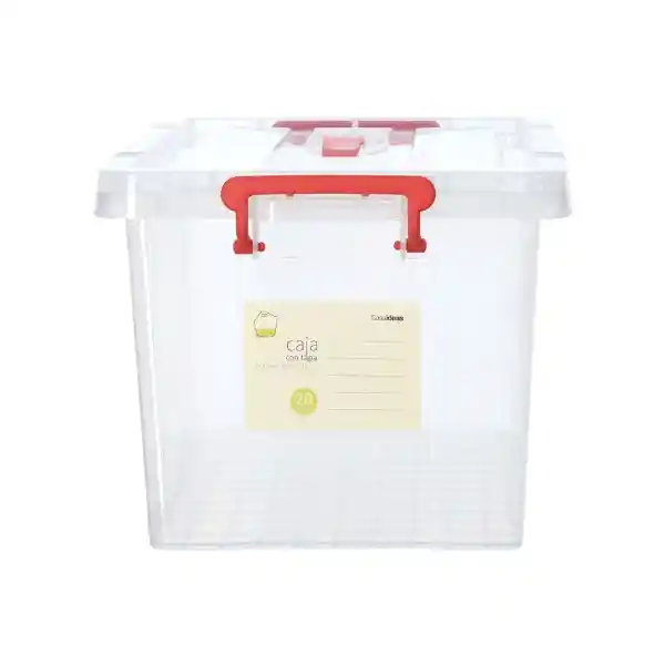 Caja Plástica Con Tapa 20 L 3226119000022