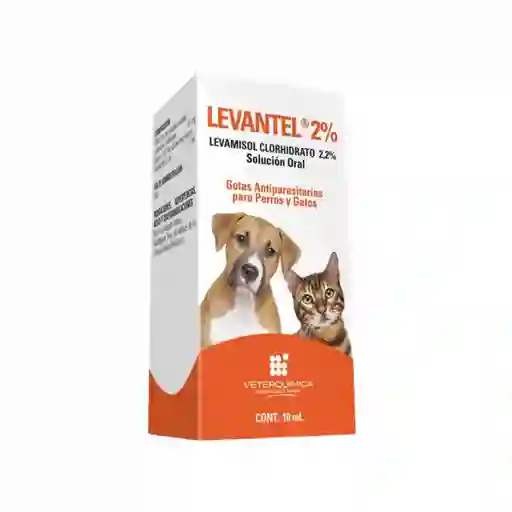 Levantel Antiparasitario Para Perro y Gato 2 % Gotas 10 mL